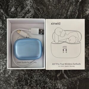 A97 Pro Wireless Earbuds - Light Blue